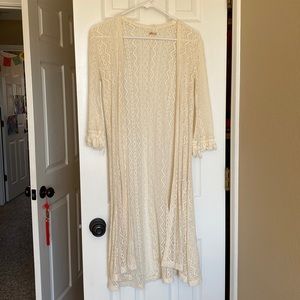 Hollister size small jacket duster hippy boho